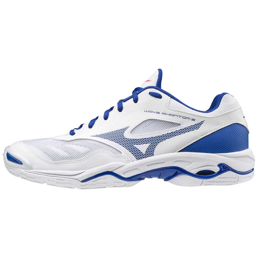 Panske Hadzanarske Tenisky Mizuno Wave Phantom 2 Biele/Modre/Ruzove Vypredaj COZJ46792